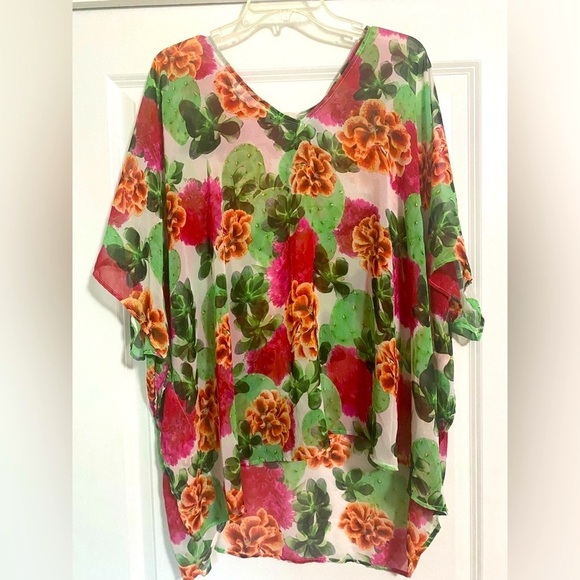 Mumu Cactus Bloom Peta Tunic - Picture 3 of 4